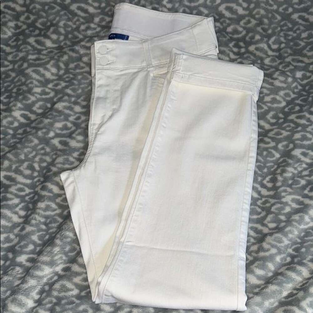Apt. 9 White Straight Leg Jeans
